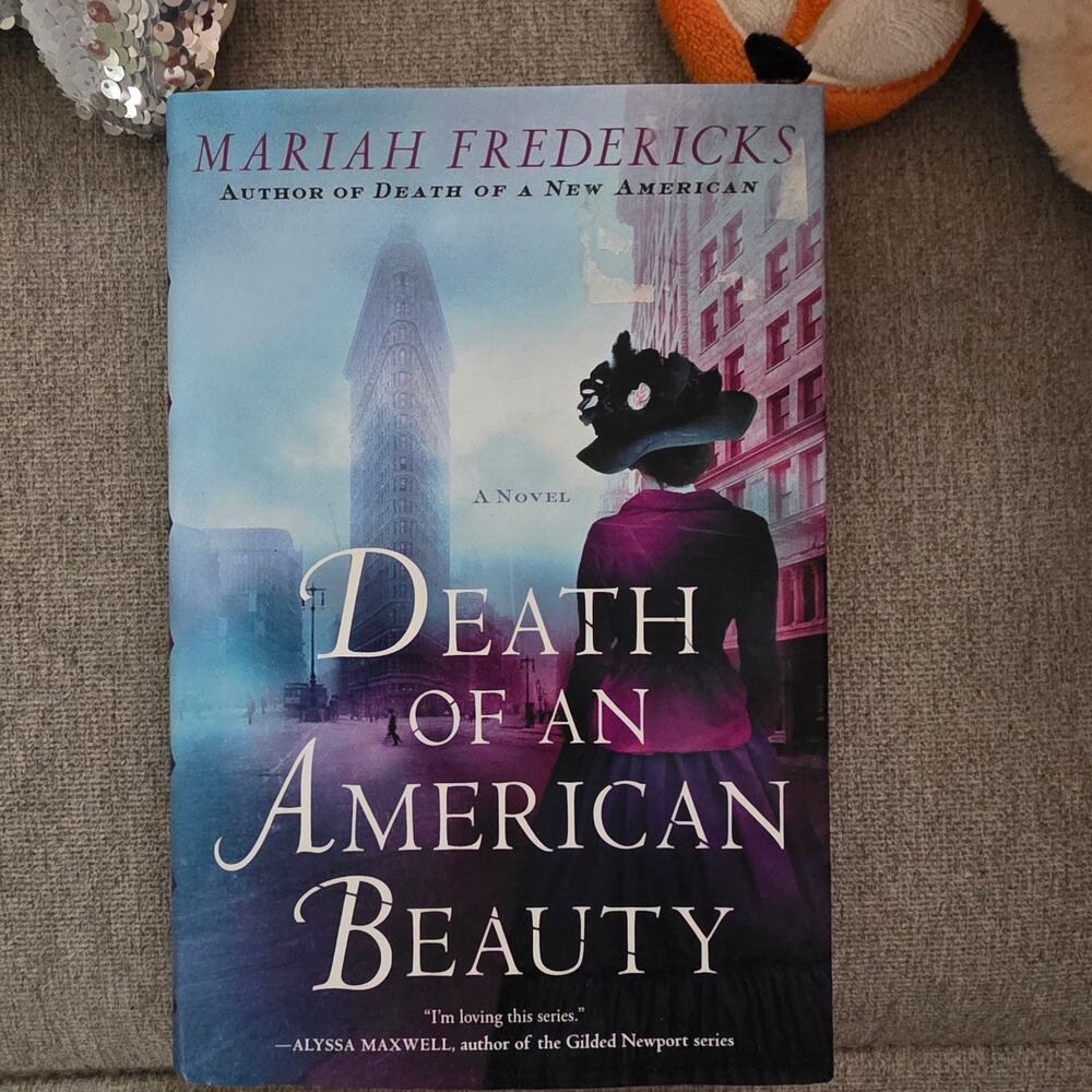 Death of an American Beauty by Mariah Fredericks hardcover book